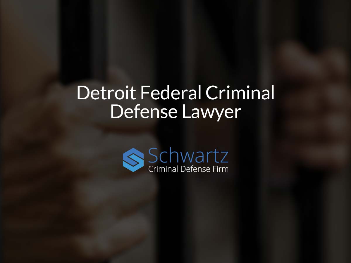 Detroit Federal Criminal Defense Lawyer | Schwartz Criminal Defense Firm