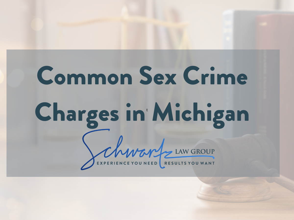 Common Sex Crime Charges In Michigan Schwartz Law Group 